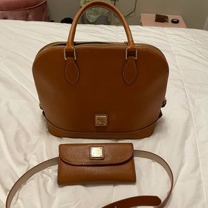 Caramel/Rusty Brown Authentic Dooney and Bourke
